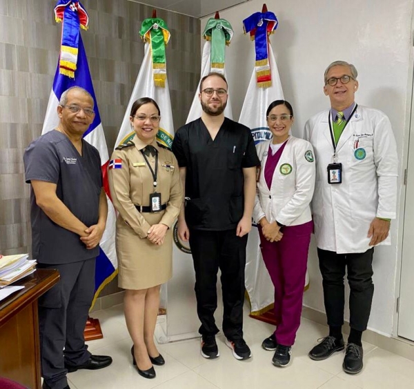La Dirección de Enseñanza y Postgrado del Hospital Central de las Fuerzas Armadas recibe Médico Residente visitante Internacional